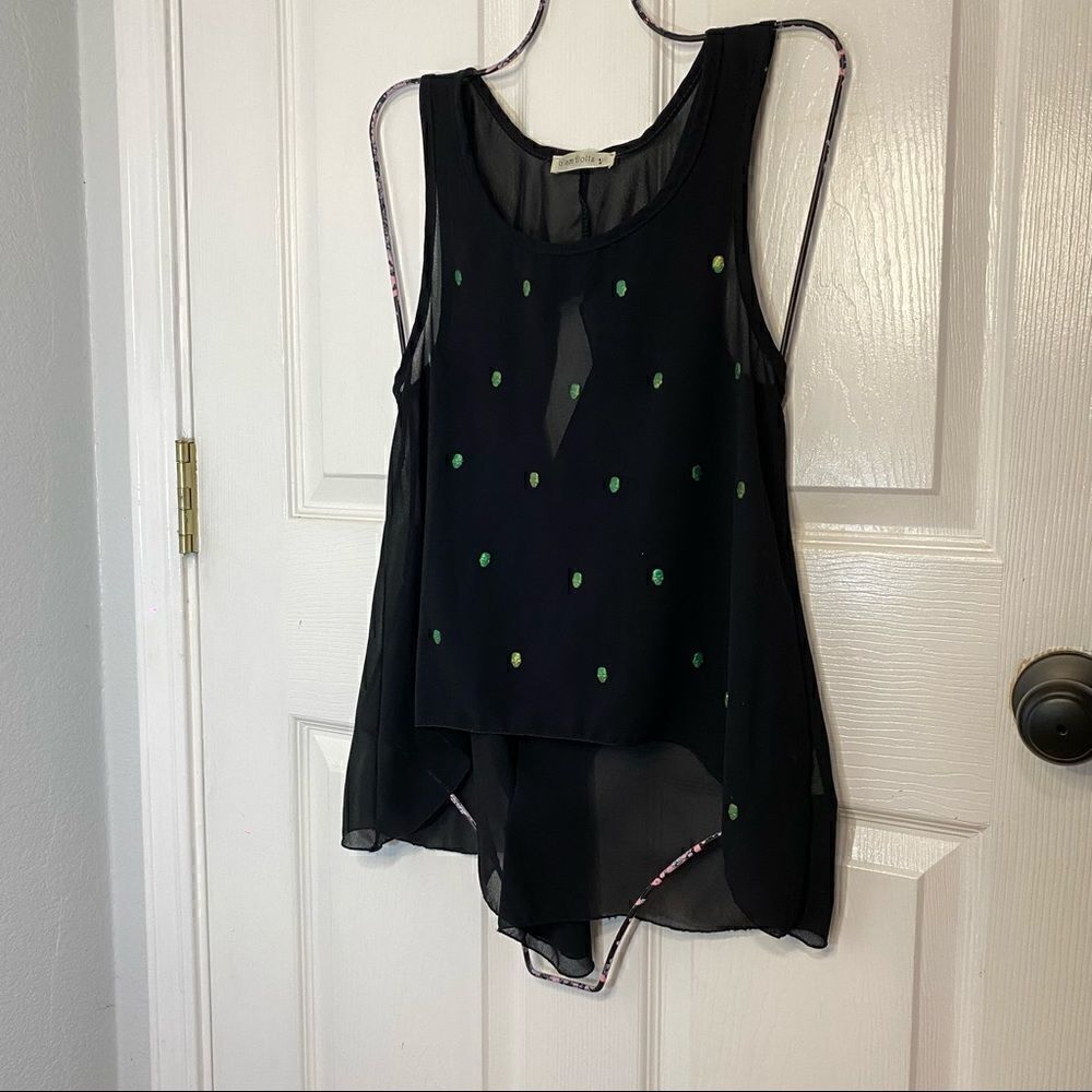 Sheer tank top   